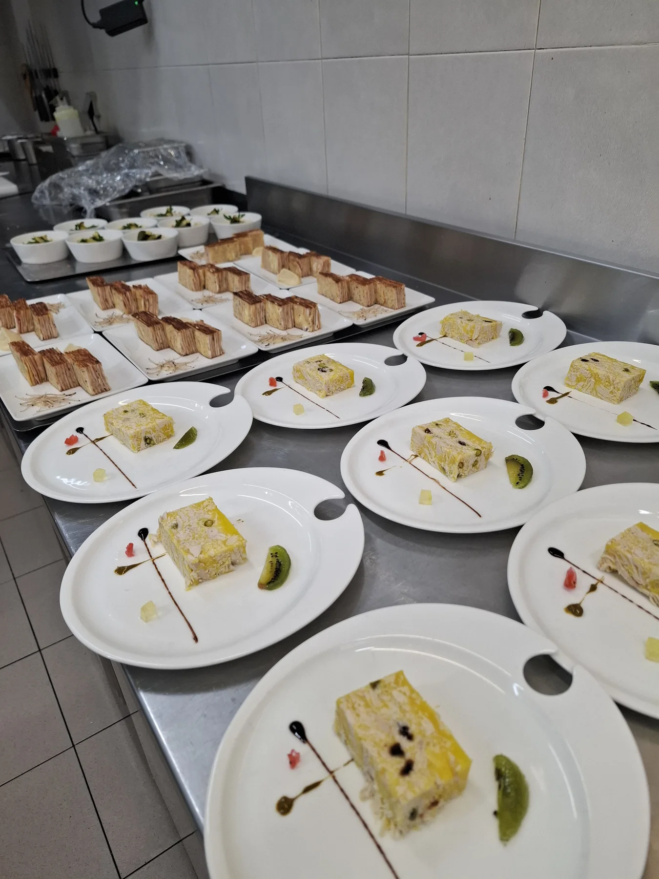 A selection of cold starters.