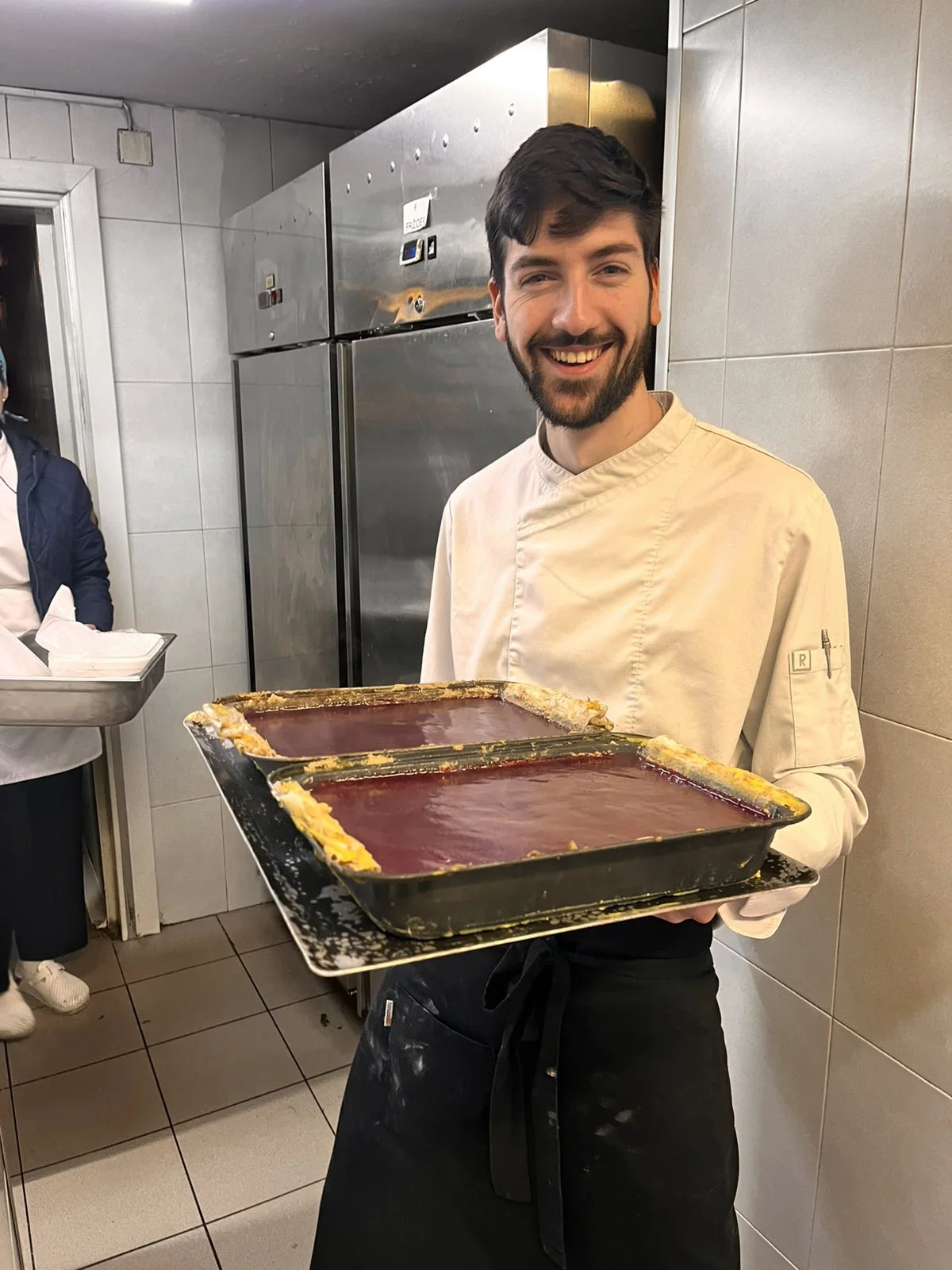 Andrej Subu in the professional kitchen.
